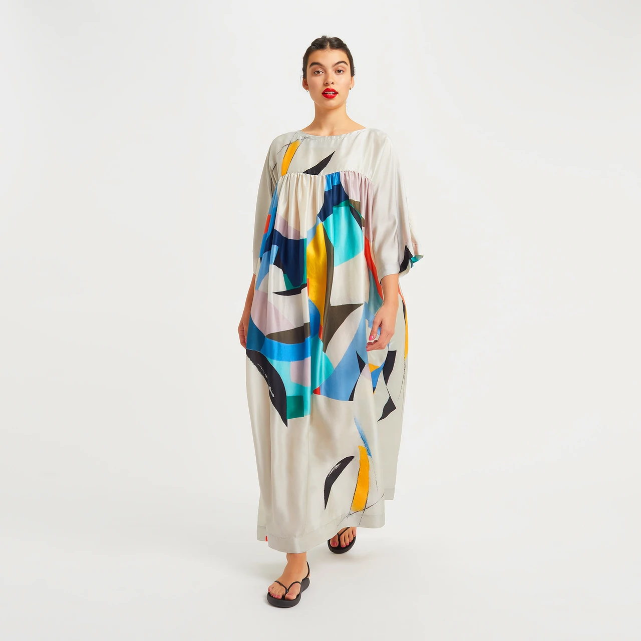 Soft Rayon Cotton Kaftan - Comfortable and Stylish Caftan For Women's