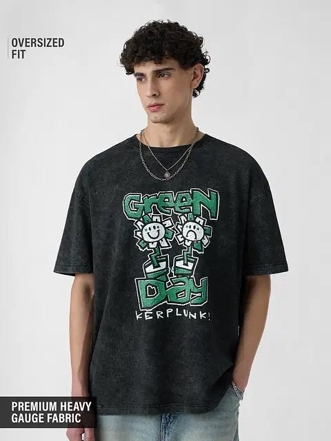 Green Day Kerplunk Oversized T-Shirts