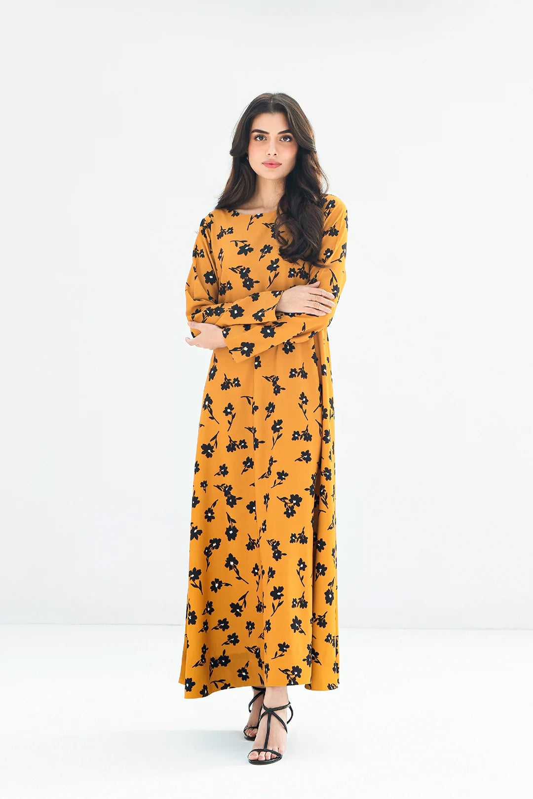Printed Korean BSY Women's Long Kaftan