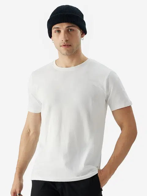 Solids White T-Shirts