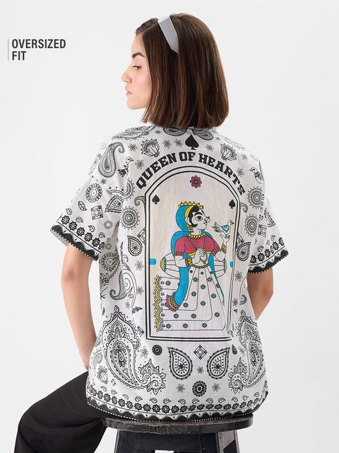 TSS Originals Queen Of Hearts Women Boyfriend Shirts