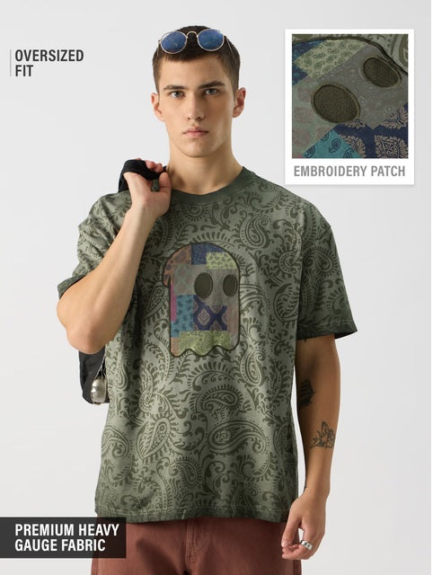 Paisley Oversized T-Shirts