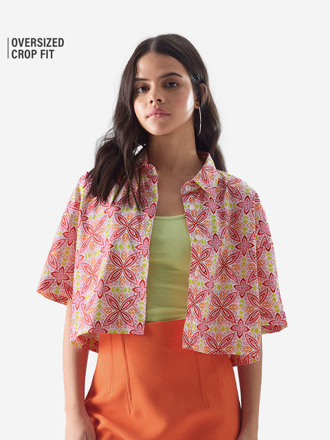 TSS Originals Rosebloom Women Cropped Shirts