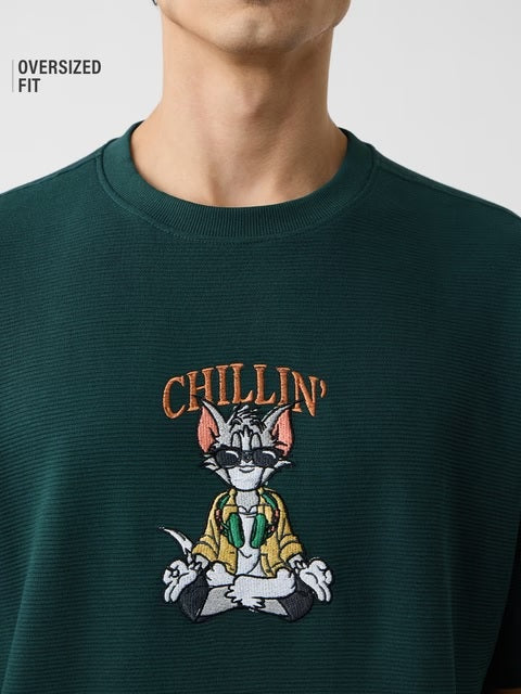 Tom & Jerry Chillin' Oversized T-Shirts