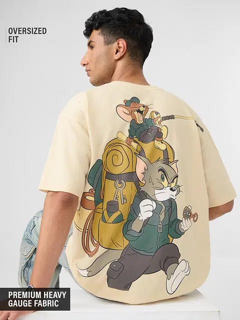 Tom & Jerry Trekking Club Oversized T-Shirts