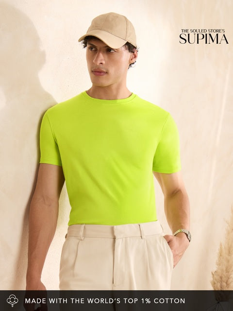 Supima Frost Green Supima T-Shirts