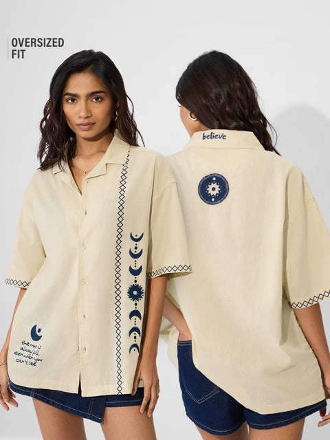 Bloom Believe Women Boyfriend Shirts