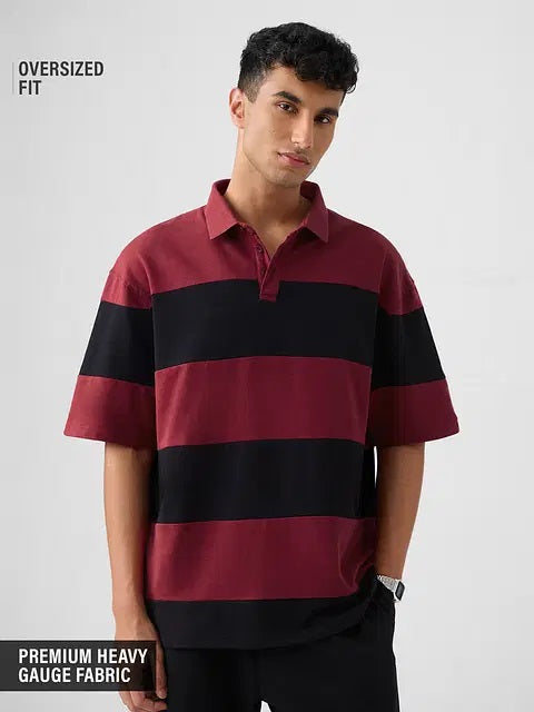 Oversized Polo Red Flame Oversized Polos