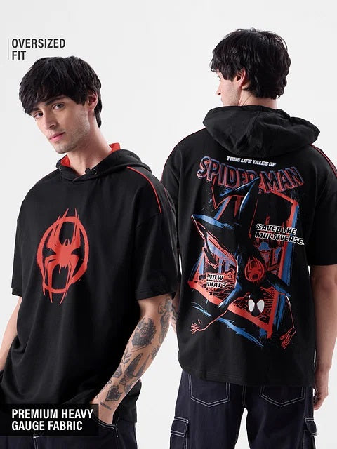 Spider-Man Saving The Spider-Verse Hooded T-Shirts