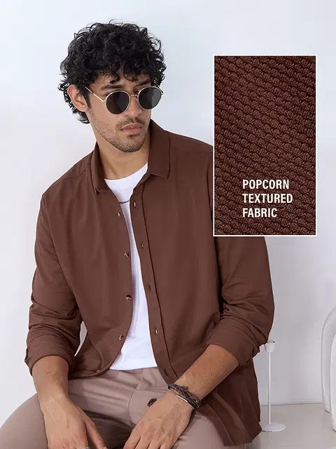 Magnum Men Textured Shirts