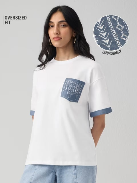 Oversized T-Shirt Blue Point Women Oversized T-Shirts