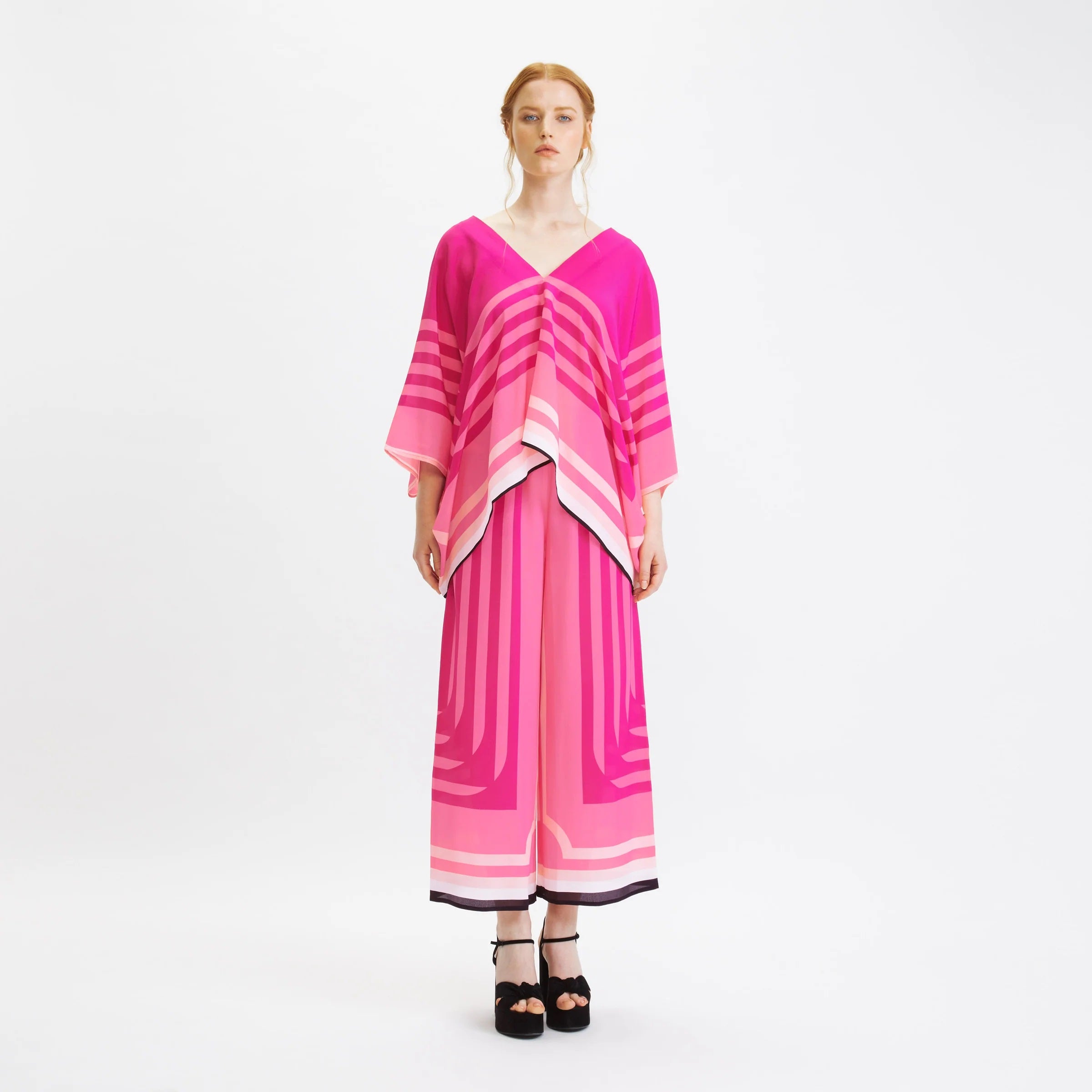 Soft Silk Crepe Co-ord Set For Women's