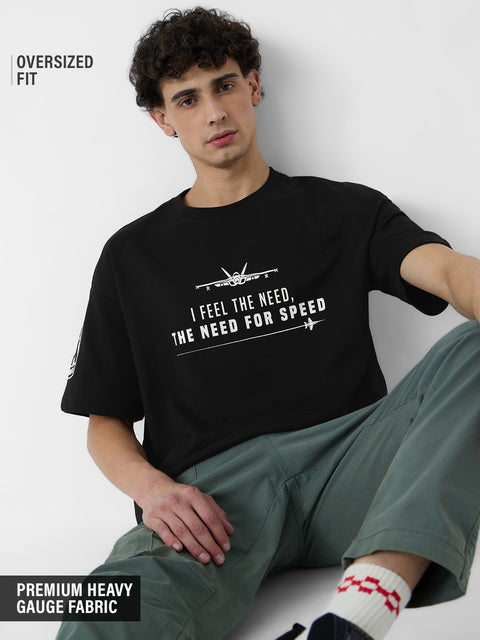 Top Gun Need For Speed Oversized T-Shirts
