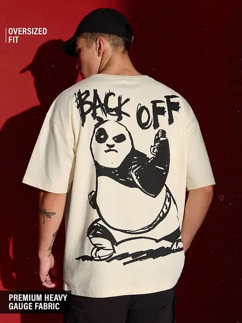 Kung Fu Panda Back Off Oversized T-Shirts
