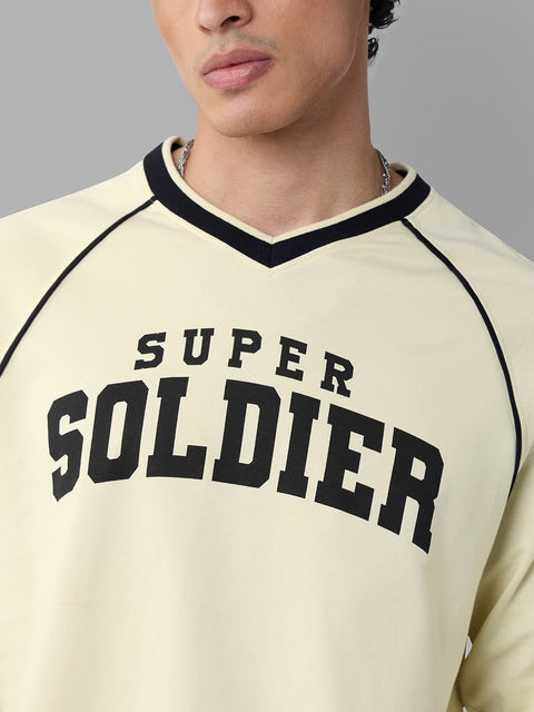 Captain America Super Soldier Oversized Full Sleeve T-Shirts