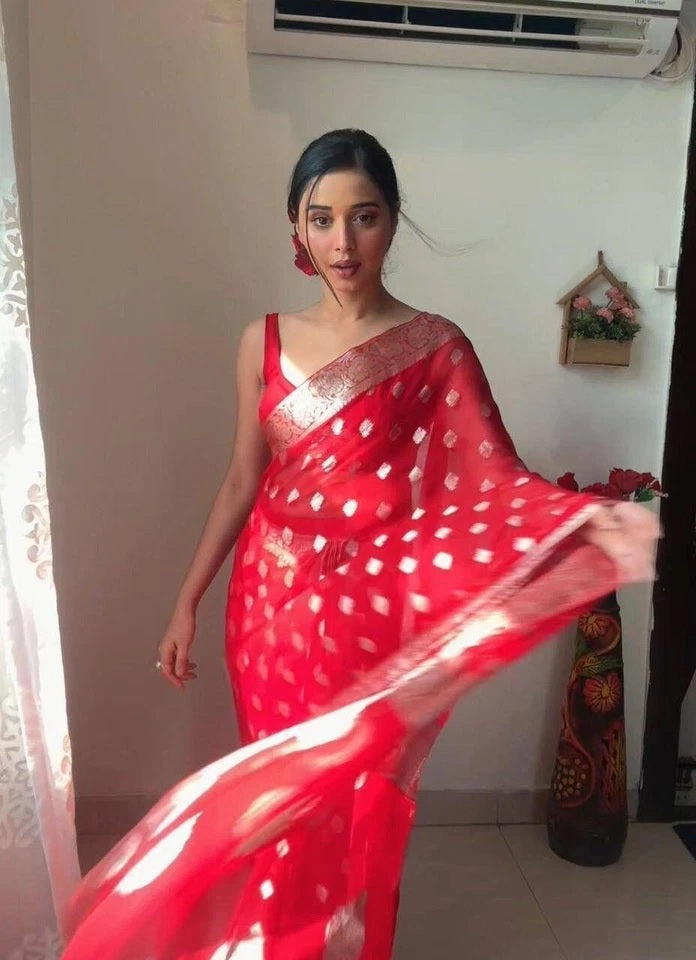 Soft Lilan Slab Attractive Charmfull Saree, Traditional Sari With Blouse