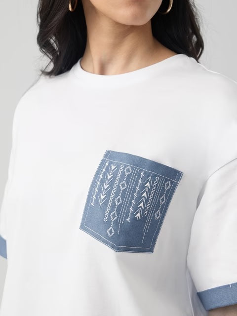 Oversized T-Shirt Blue Point Women Oversized T-Shirts