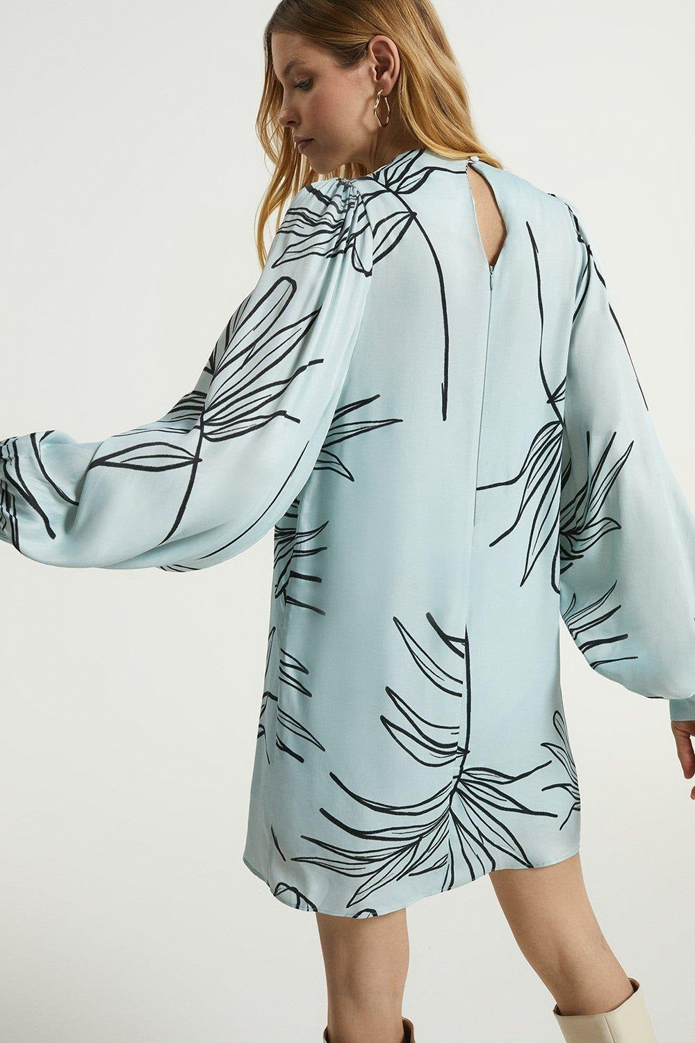 Korean BSY Printed Casual Wear Short Women's Kaftan