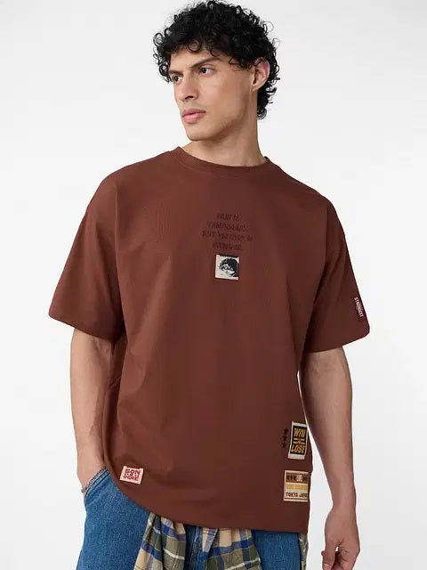 Baki Hanma Badges Oversized T-Shirts