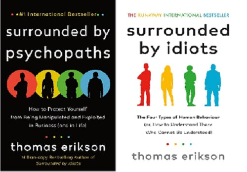 Surrounded by Idiots & Surrounded by Psychopaths- paperback