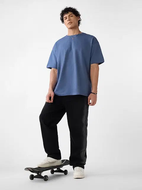 Oversized Steel Blue T-Shirts