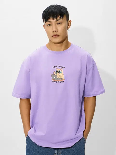 Oversized T-Shirt Born To Play