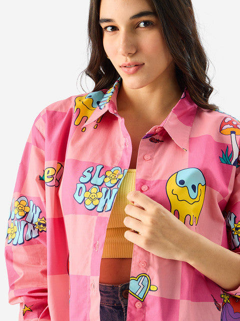 TSS Originals Slow Down Women Boyfriend Shirts