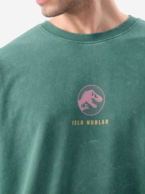 Jurassic Park Prehistoric Paradise (Vintage Wash) Oversized T-Shirts