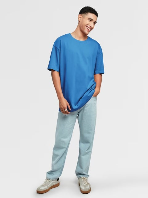 Ocean Blue Oversized T-Shirts