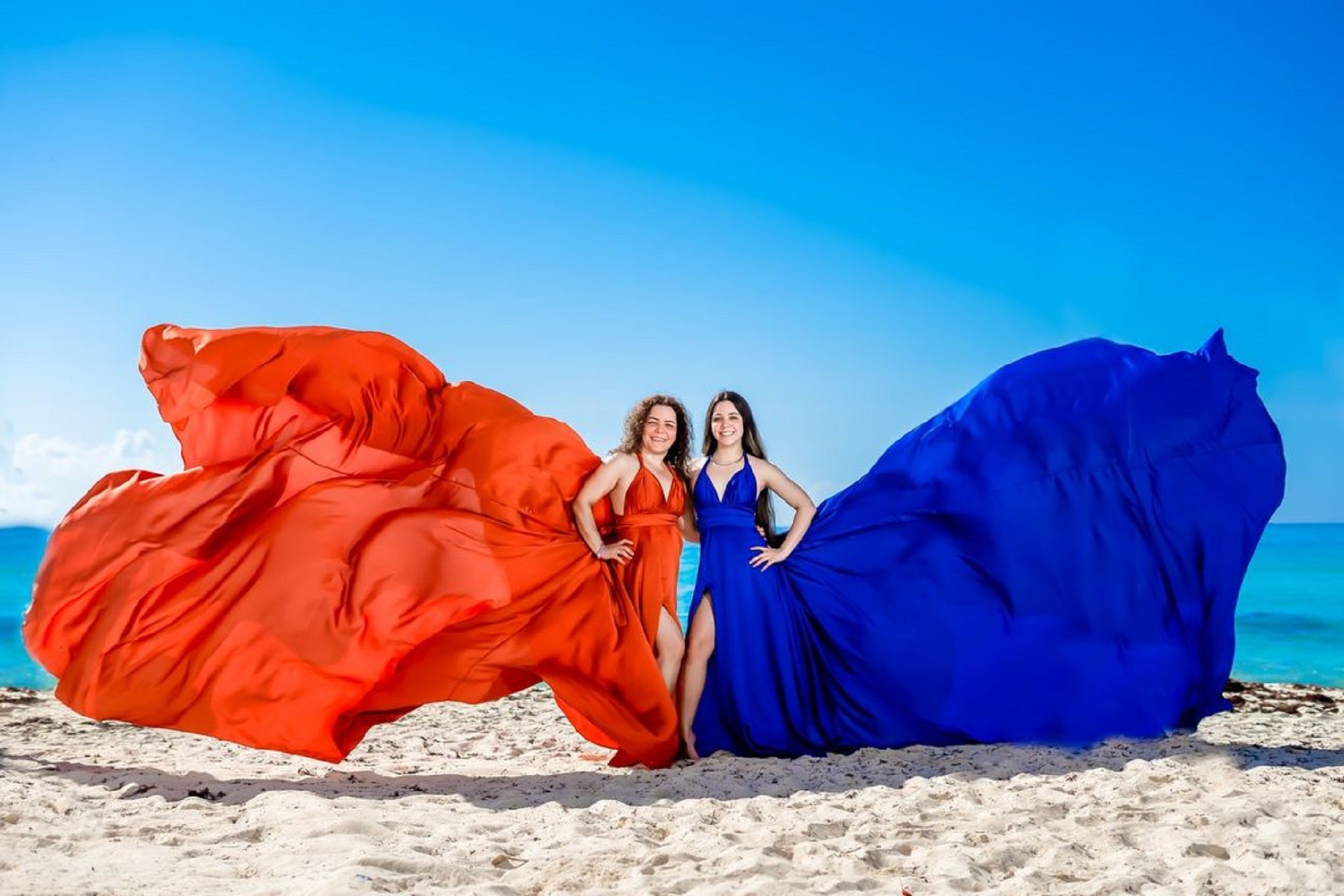 Long Flying Dress, Flying Dress For Photoshoot, Santorini Dress