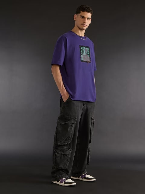 DC Joker Patch Oversized T-Shirts