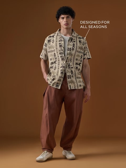 Nomad: Spirit Men Textured Shirts