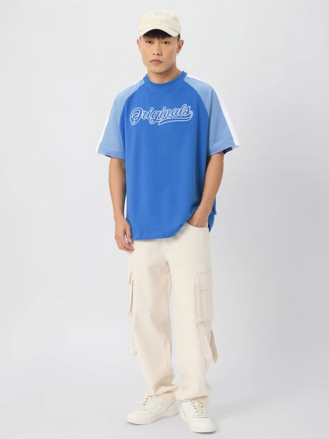 Racer Blue Oversized T-Shirts