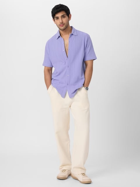 Orchid Men Textured Shirts