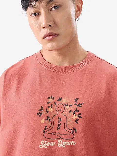 Bloom Slow Down Oversized T-Shirts