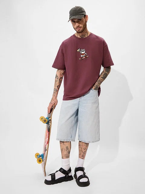 Beer Doggo Oversized T-Shirts