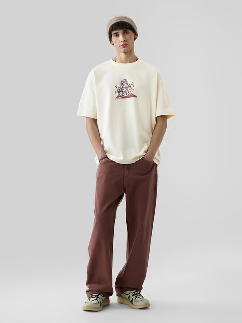 Captain America Doodle Oversized T-Shirts