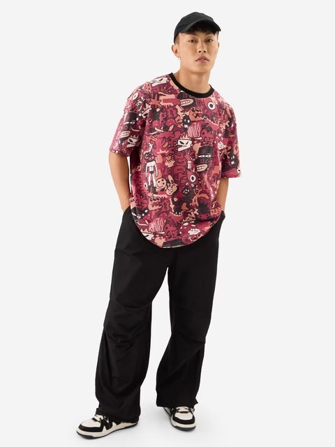 Scribbles Oversized T-Shirts