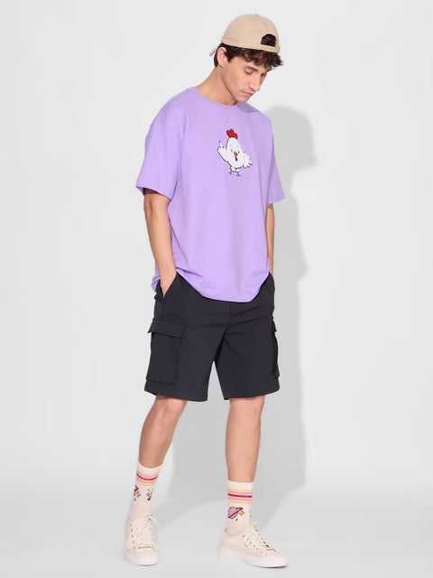 Poker Face Oversized T-Shirts