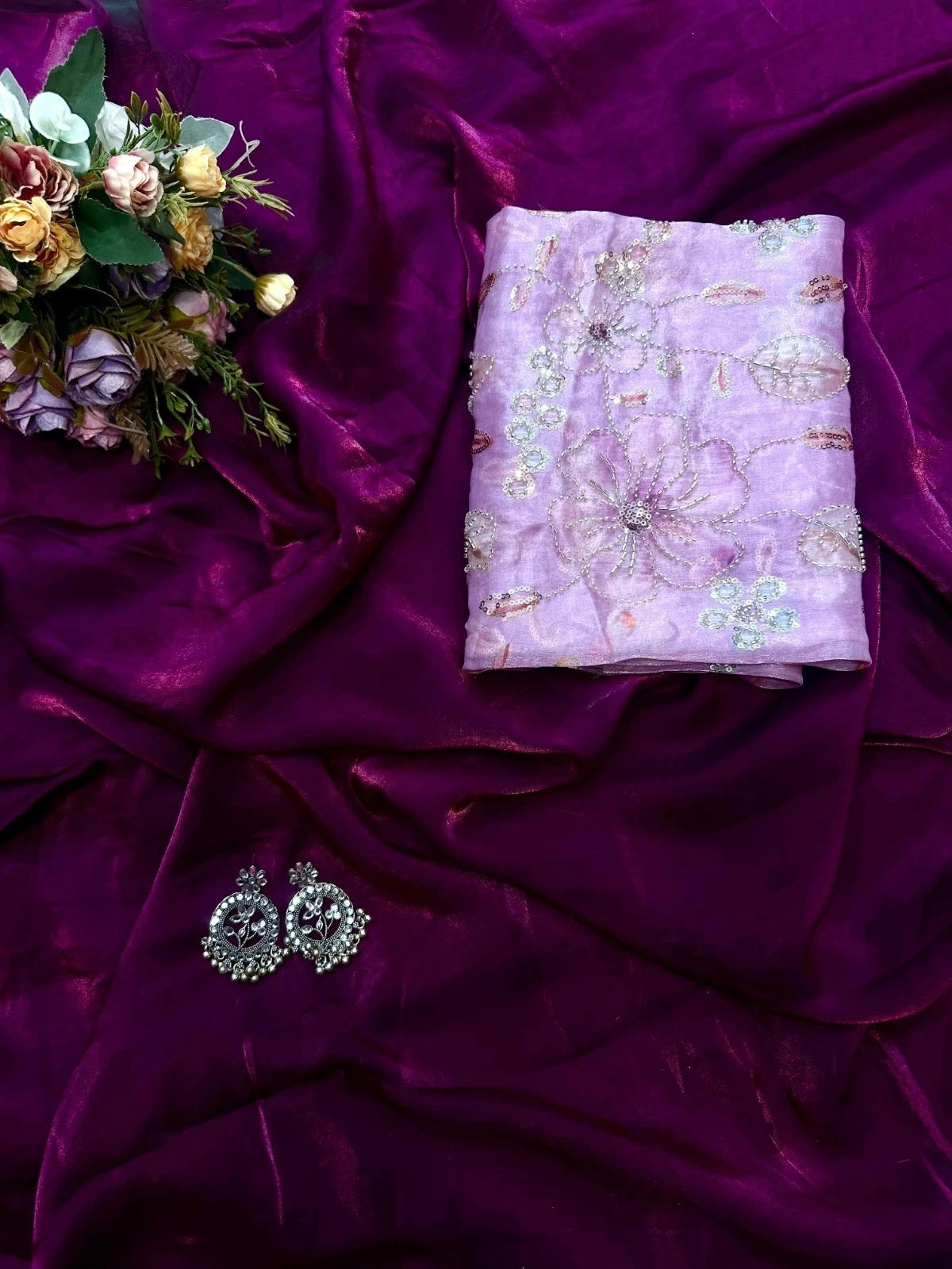 Soft Tebi Silk With Digital Print Saree, Traditional Wear Sari With Blouse