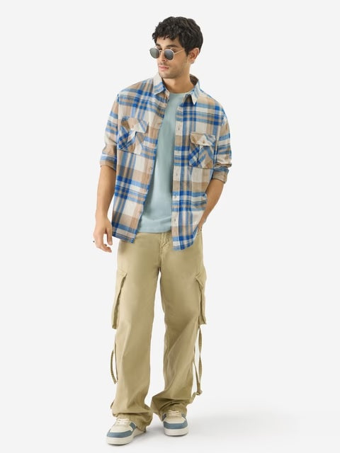 Plaid Corsair Men Utility Shirts