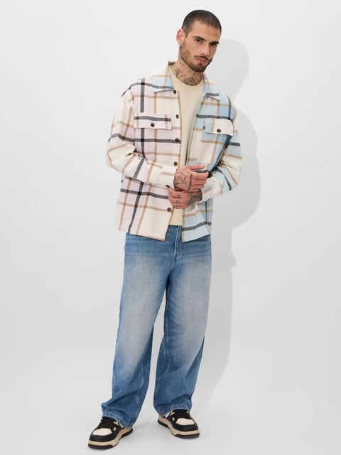 Blushing Skies Men Flannel Shackets