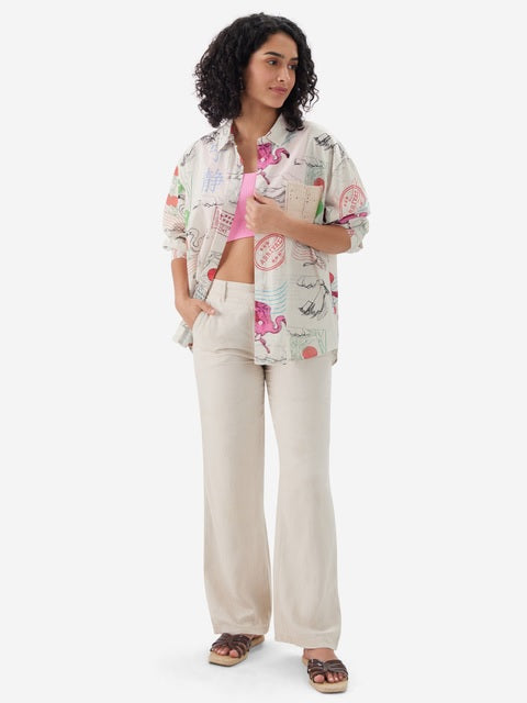 Travel Core Women Boyfriend Shirts