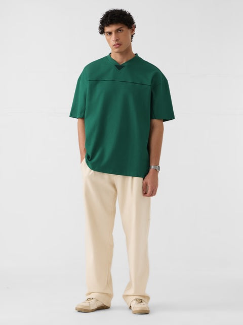 Varsity Emerald Green Oversized T-Shirts
