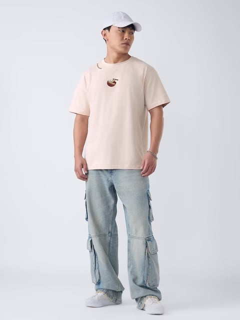 Powered By Ramen Men Relaxed Fit T-Shirts