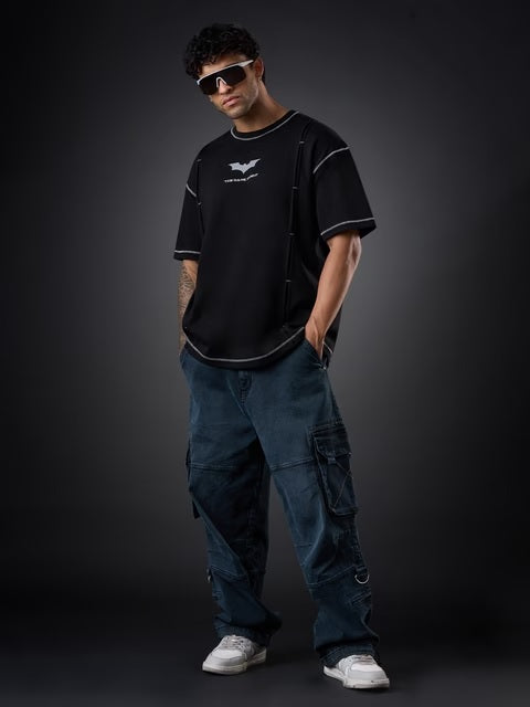 Batman Logo (Reflective) Oversized T-Shirts