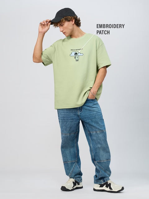 Ottoman Social Battery Oversized T-Shirts