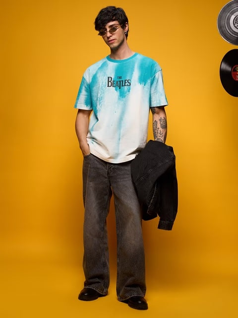 The Beatles Logo Oversized T-Shirts