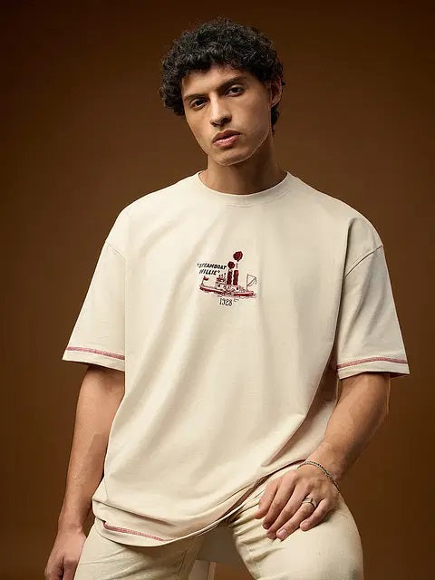 Mickey Mouse Steamboat Oversized T-Shirts