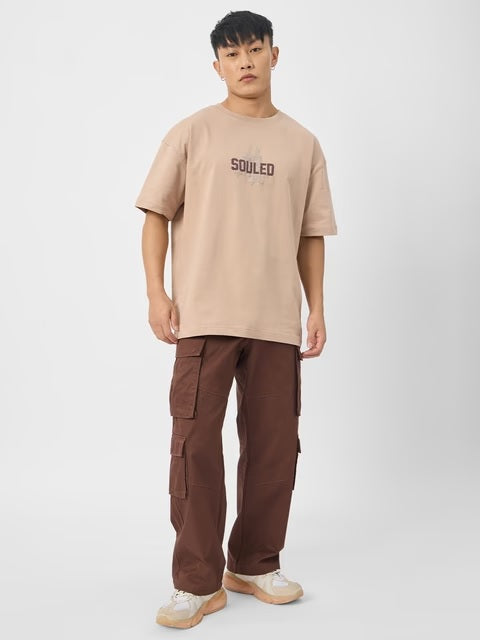 Hazelnut Oversized T-Shirts